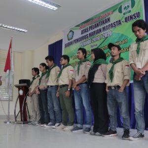 Pelantikan Badan Pengurus Harian MAPASTA UIN Sumatera Utara Periode 2019/2020