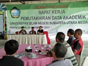 Rapat Kerja Pemutakhiran Data Akademik UIN Sumatera Utara Medan