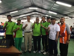 Semarak HAB Ke 72 KEMENAG RI, Rektor UIN SU Ikuti Lomba Tenis Meja