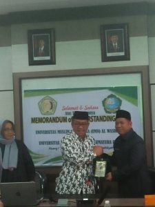 MOU UNIVERSITAS MUSLIM NUSANTARA (UMN)  DAN UIN SU MEDAN