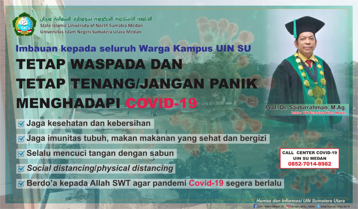 Tetap Waspada dan Tetap Tenang/Jangan Panik Menghadapi Covid-19