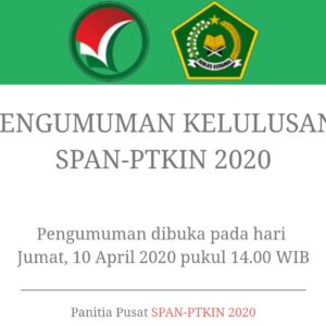 Pengumuman Kelulusan SPAN-PTKIN 2020