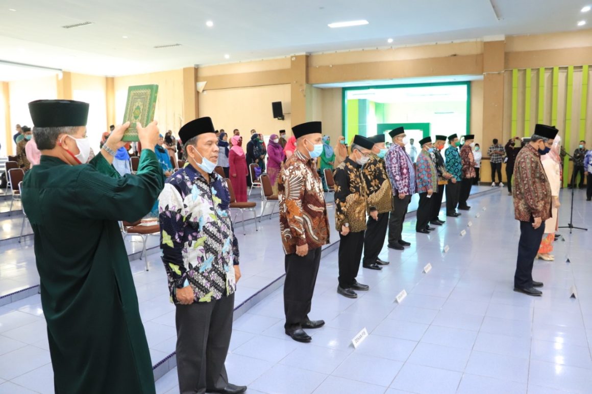 Rektor Lantik Pejabat UIN SUMUT Ditargetkan 45 Persen Prodi Raih Akreditasi Unggul