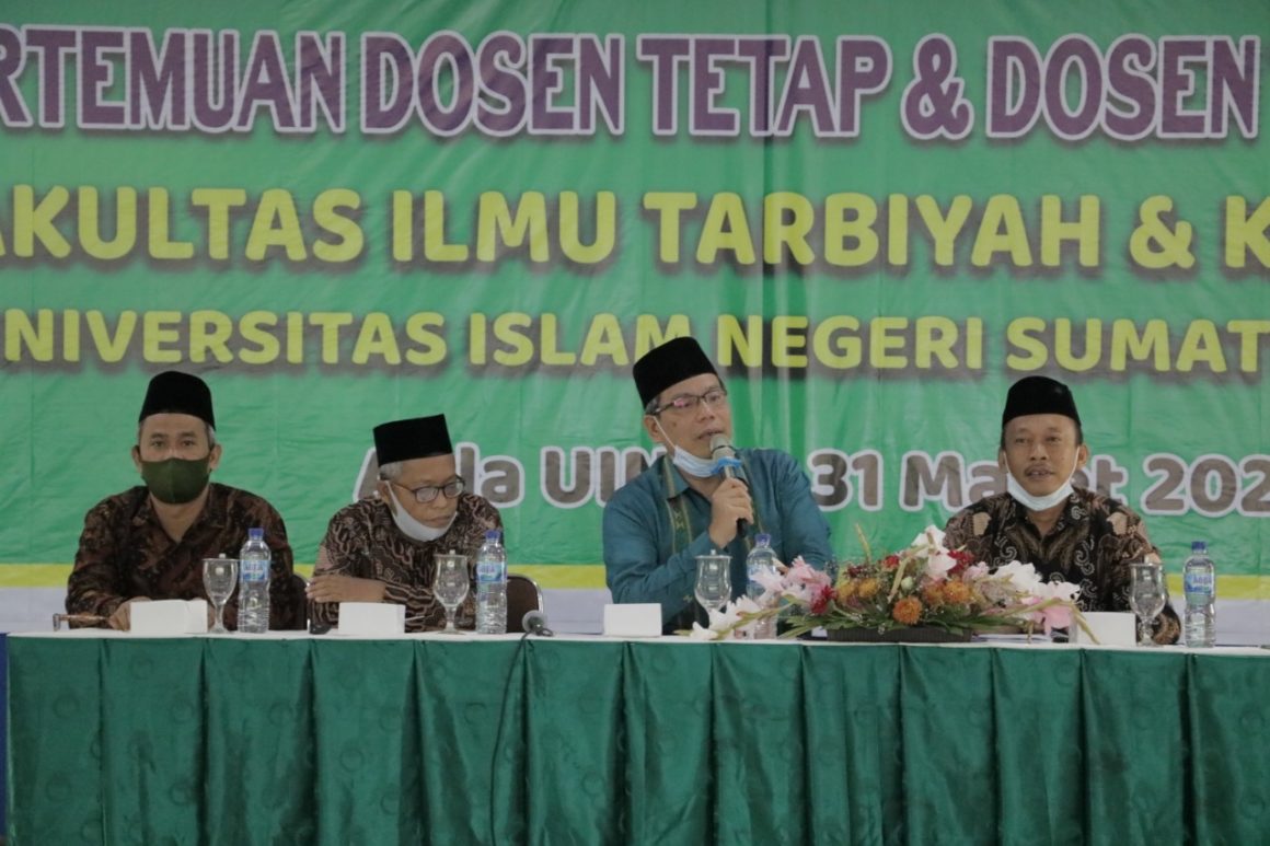 Pertemuan Dosen Tetap dan Nontetap Fakultas Ilmu Tarbiyah dan Keguruan UIN Sumut