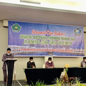 Kanwil Kemenag Sumut Gandeng FDK UIN Sumut Gelar Sertifikasi Pembimbing Manasik Haji dan Umrah