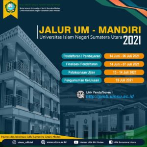 PENERIMAAN MAHASISWA BARU JALUR MANDIRI PROGRAM SARJANA (S1) TAHUN AKADEMIK 2021-2022