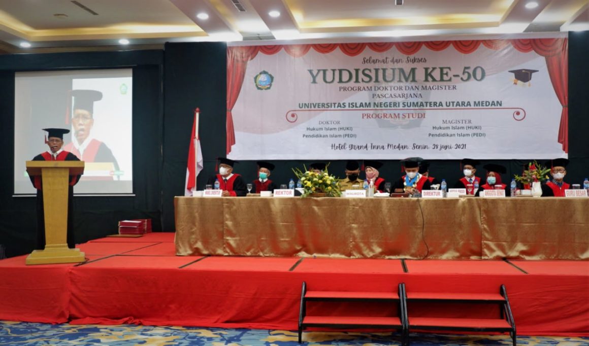 Rektor di Yudisium Pascasarjana: UIN Sumut Komit Perkuat SDM Bangsa