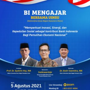 Kampus Berperan dalam Pemulihan Ekonomi Sosial, BI Mengajar Hadir di UIN Sumut