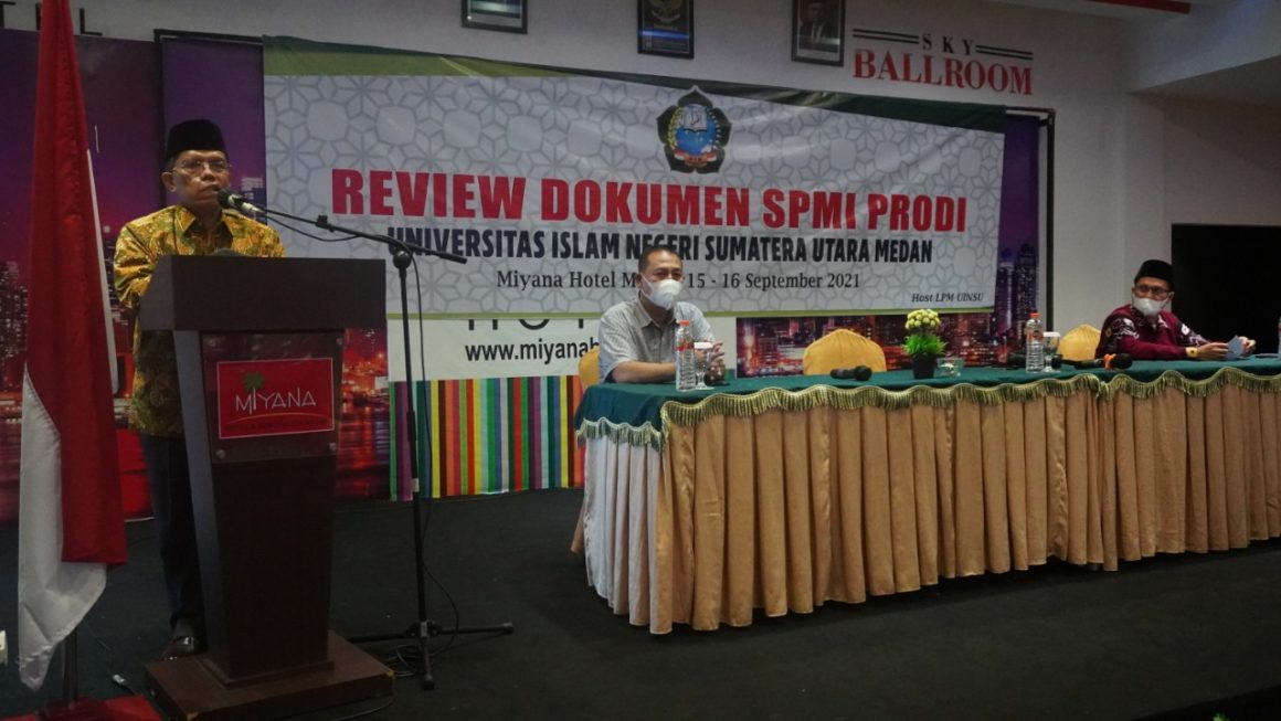 UIN Sumut Gelar Review Dokumen SPMI : Prodi Perlu Milenialisasi Pengelolaan Prodi dan Jurusan