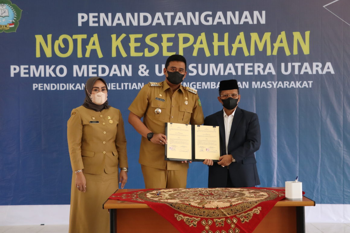 UIN Sumut-Pemko Medan Tandatangani MoU