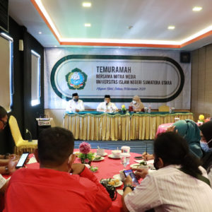 UIN Sumut Gelar Temu Ramah Insan Media Media Unsur Penting Penggerak Kemajuan Kampus