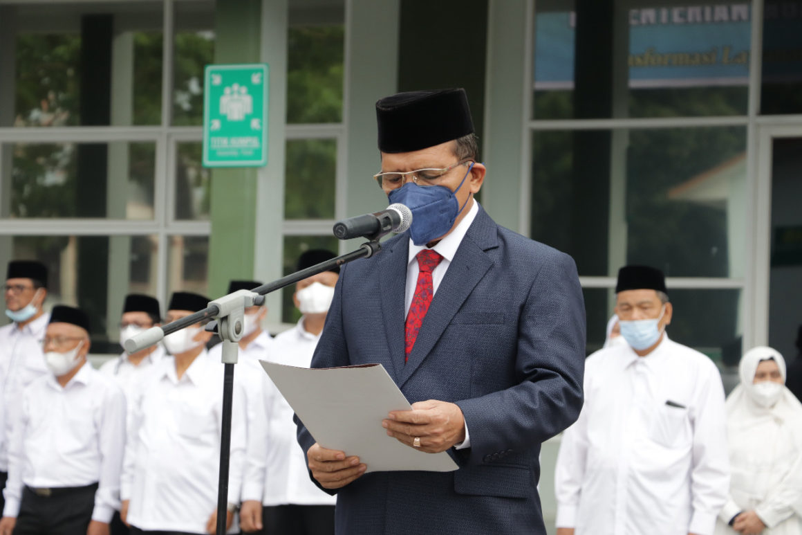 Prof Syahrin Pimpin Upacara HAB ke-76 Transformasikan Pelayanan Sistematis dan Lebih Baik