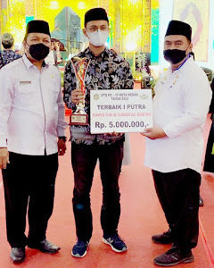 Mahasiswa UIN SU Juara Terbaik I MTQ Kota Medan